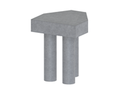 Modèle 004784 | Armatures de pieux triples