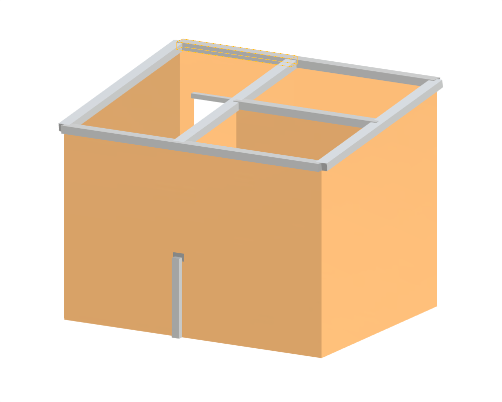 Modèle 004797 | Bâtiment en maçonnerie