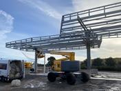 Construction en cours de la station (© GH HERVOUET)