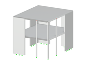 Modèle 004850 | Bâtiment en béton