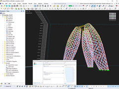 Structure de tour avec génération des charges de vent dans RFEM 6