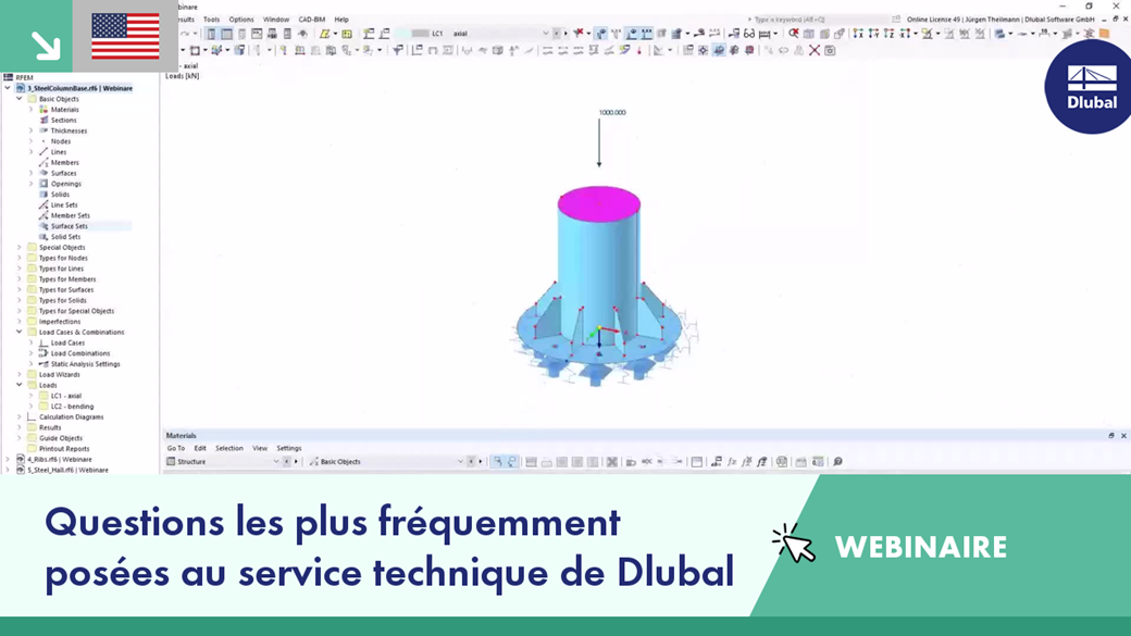 Analyse géotechnique des fondations sur pieux dans RFEM 6 | Avril 2024