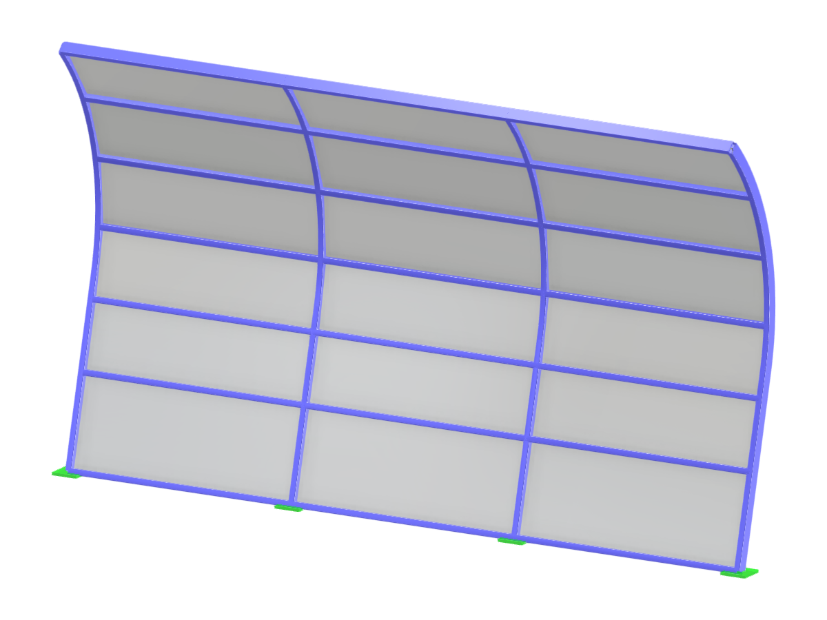 Barrière antibruit et anti-vent innovante avec perspectives d'analyse structurelle.