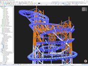 Modèle RFEM du Sky Walk, République tchèque