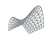 Modèle 004924 | Coque en treillis en aluminium