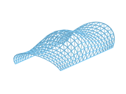 Modèle 004926 | Gridshell en acier