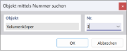 FAQ 005547 | Comment trouver un solide avec un certain numéro dans RFEM 6 ?