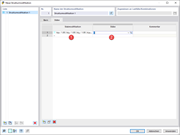Sélectionner la modification de barre et assigner la barre