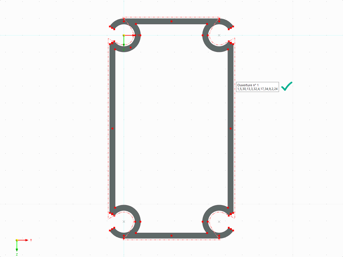 FAQ 005563 | Une erreur m'indique que mes lignes de contour ne sont pas fermées dans RSECTION 1