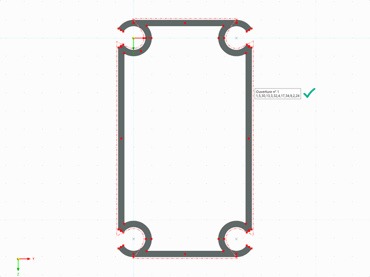 FAQ 005563 | Une erreur m'indique que mes lignes de contour ne sont pas fermées dans RSECTION 1