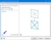 Boîte de dialogue « Générer le contreventement dans les cellules »