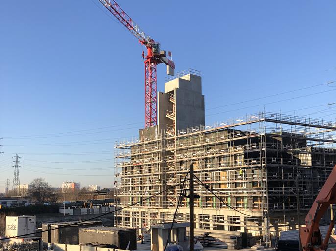 Vue d’ensemble du chantier