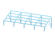 Appui métallique pour panneaux photovoltaïques dans RFEM 6