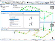 Fonctionnalité 002854 | Transfert des réactions d'appui en charges libres