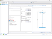 FAQ 005585 | Que signifie le message d'erreur « Options de calcul incompatibles » pour les barres avec distribution de section linéaire (inertie variable) ?