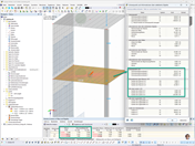 Fonctionnalité 002861 | Calcul du centre de gravité en considérant les charges des cas de charge et des combinaisons de charges