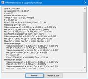 Extrêmes des flux transitoires, Informations sur la coupe du maillage