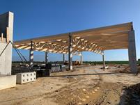 Charpente bois en construction | © LCA Construction Bois