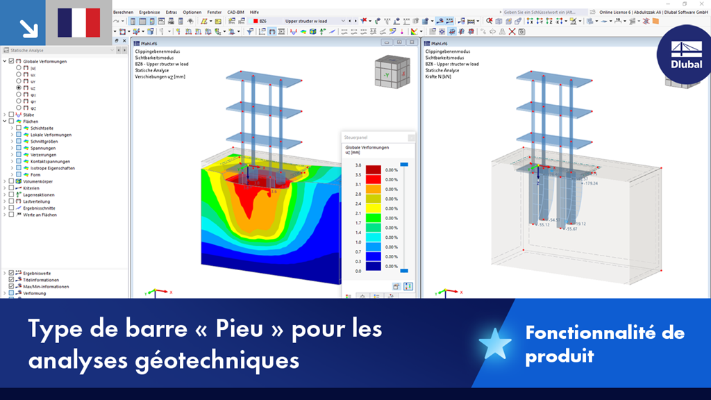 Analysethermodynamik im Bauwesen mit Pfahlstab