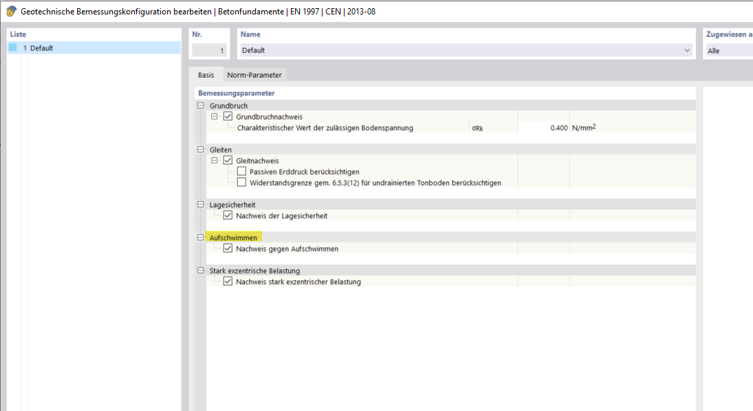 Fondations en béton | Soulèvement