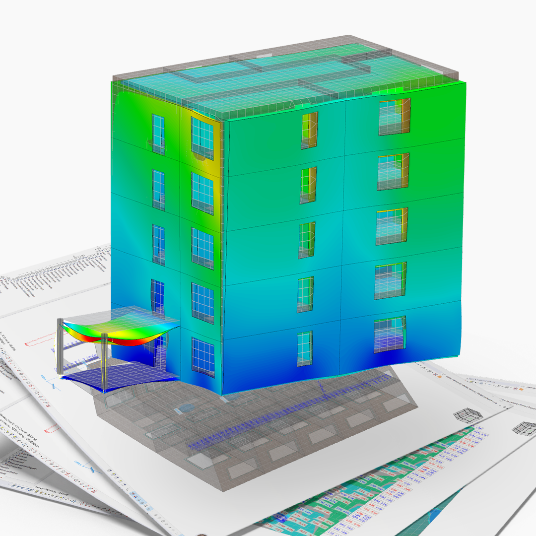 Modèle à télécharger | Structure en béton à plusieurs étages