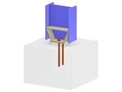 Modèle 005400 | Pied de poteau