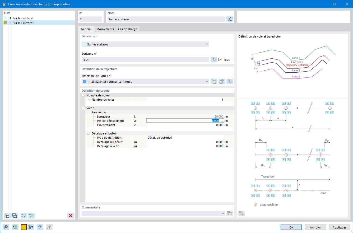 Boite de dialogue « Nouvel assistant de charge | Charge mobile »