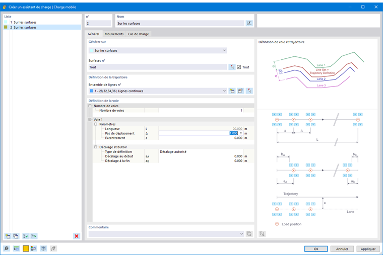 Boite de dialogue « Nouvel assistant de charge | Charge mobile »