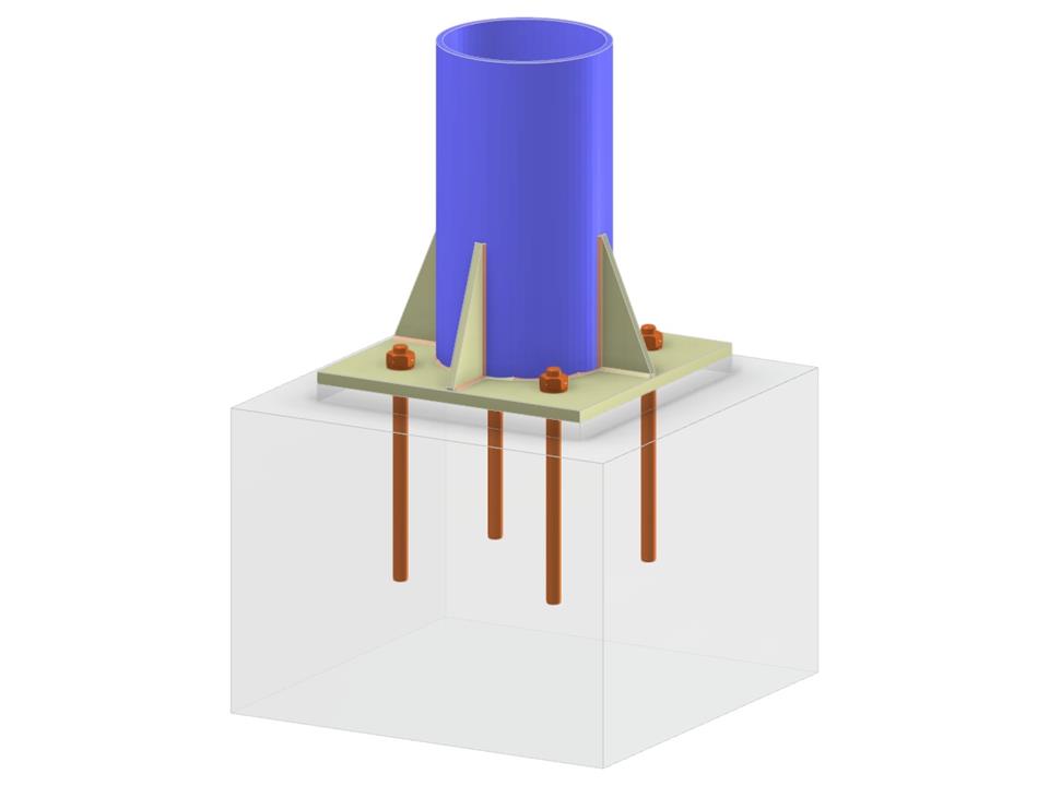 Modèle 005416 | Pied de poteau