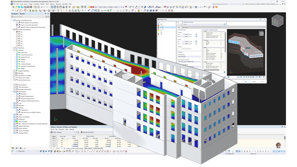 Module complémentaire Modèle de bâtiment pour RFEM 6