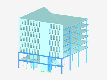 Immeuble en béton de 8 étages
