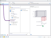 Interface de configuration des propriétés de calcul dans le logiciel de calcul de structures
