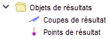Objets de résultat dans le Navigateur