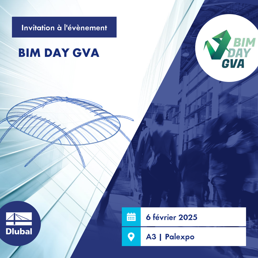 Invitation à l'évènement BIM DAY GVA 6 février 2025 | affiche promotionnelle