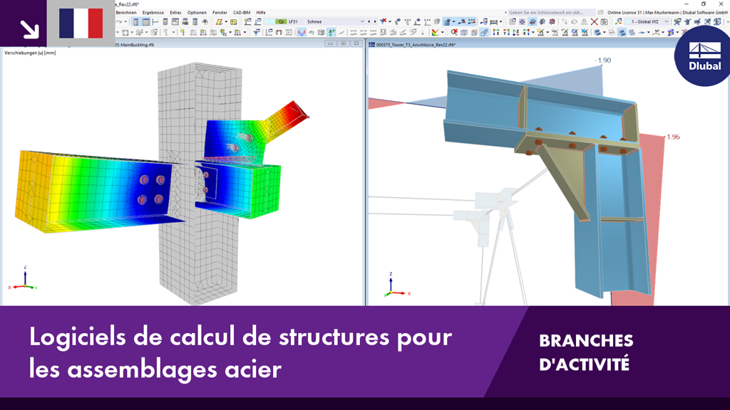 Vidéo sur l’analyse des assemblages en acier | Calcul efficace avec modèle EF