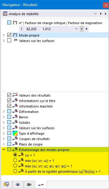 Image montrant des résultats normalisés et mis à l’échelle dans le navigateur