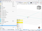 L’image affiche les options d’importation pour AutoCAD, DXF et DXF II dans RFEM 6.