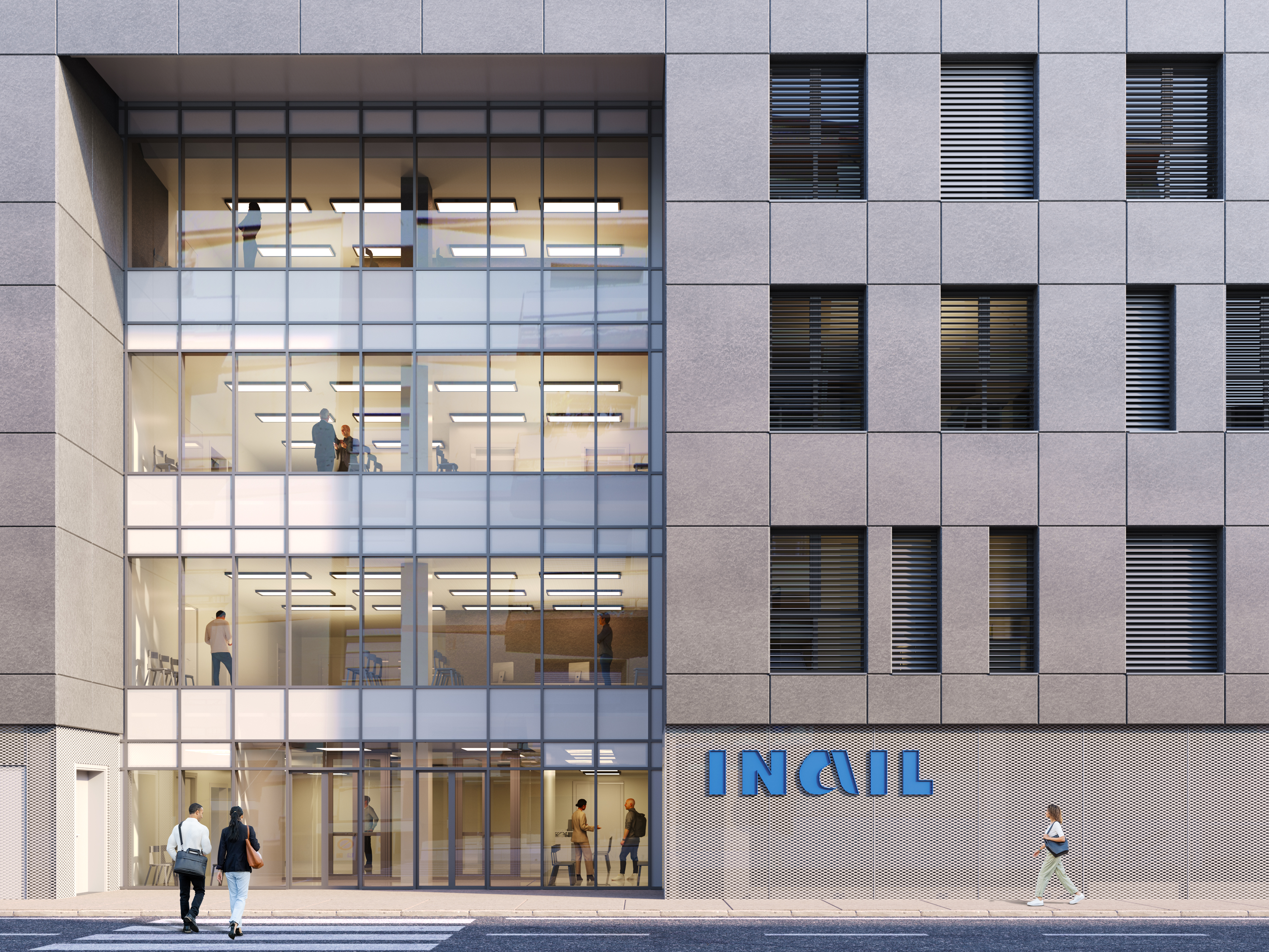 Projet de siège social de l’INAIL Ancona LI2 en Italie