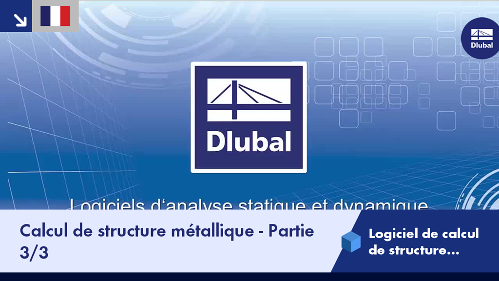 Visualisation d'une structure métallique avec des calculs de stabilité et de charge dans un logiciel de modélisation avancé.