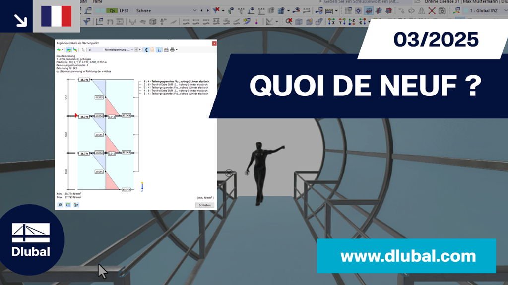 Un graphique montre les principales mises à jour et fonctionnalités d'une version logicielle de mars 2025.