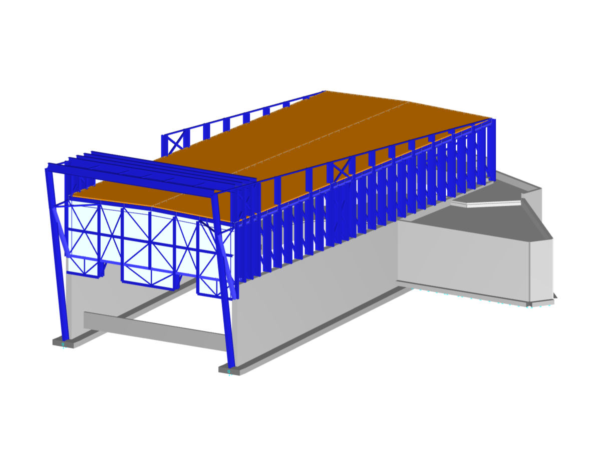 Station sommitale du téléphérique 3S, résistant aux charges de neige et de vent, ainsi qu'aux cabines de passagers.