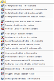Illustration d’un outil logiciel montrant l’extrusion de surfaces dans une application de construction.
