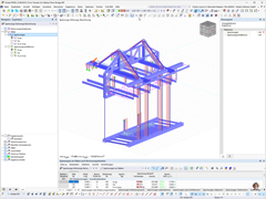 Vue détaillée de la structure en acier d’une équipage mobile complexe pour un projet de construction ambitieux.