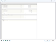 Interface pour l’exportation d’assemblages acier au format DSTV, optimisée pour les logiciels compatibles.