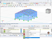 Configuration des situations de projet pour la vérification de l’acier à l’aide de l’interface de RFEM 6. Les détails incluent les propriétés des matériaux, les cas de charge et les combinaisons.