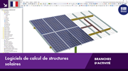 Logiciel de calcul de structures pour l’optimisation des structures solaires dans le secteur énergétique.