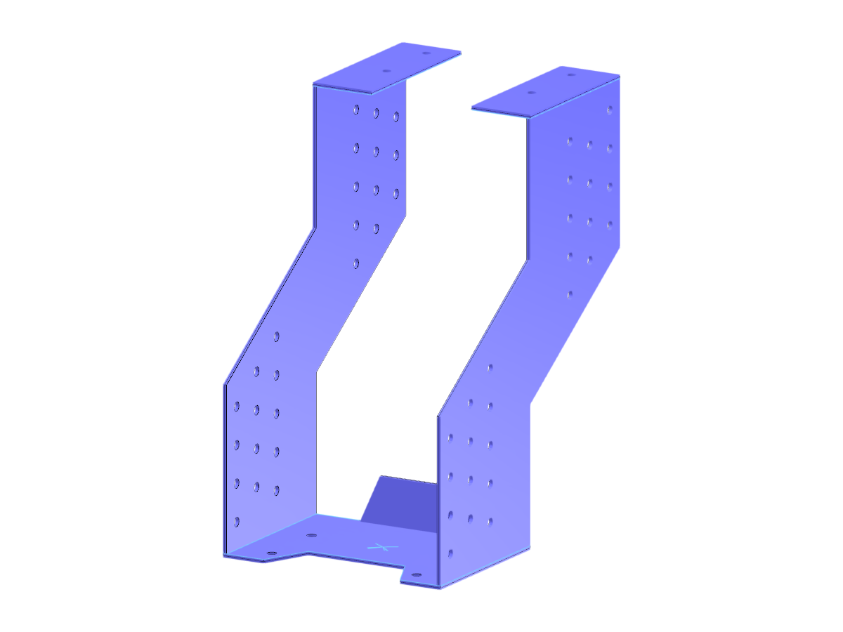 Composants GERG illustrant les assemblages bois pour des analyses et des vérifications.