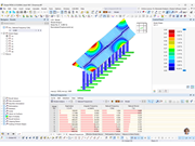 Déformation d’un mode de vibration dans l’analyse dynamique modale (© Axial Structural Solutions)