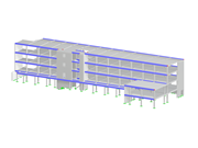 Rénovation du siège de l’INAIL à Ancône, valorisant une conception durable avec des processus BIM avancés et du béton préfabriqué