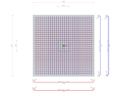 VE 1035 | Disposition des armatures de plaque